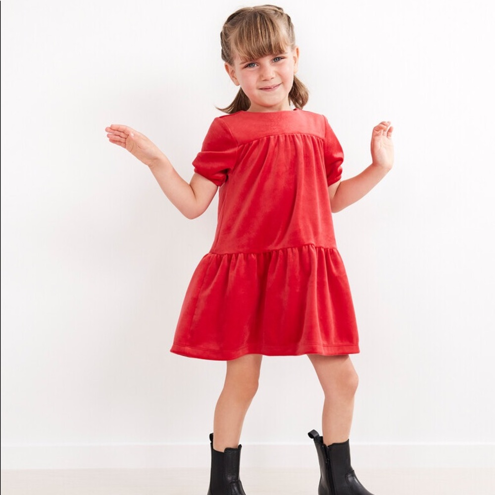 NWOT Hanna Andersson Recycled Velour Twirl Dress